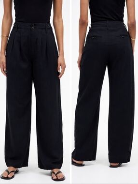Madewell Harlow Wide Leg Pants Black Size 4